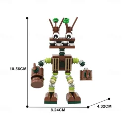 Building Blocks,Explosive My Singing Monsters Assembling Building Block Game Monster Choir Small Particle Building Block Toys
