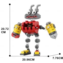 Building Blocks,Explosive My Singing Monsters Assembling Building Block Game Monster Choir Small Particle Building Block Toys