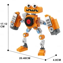 Building Blocks,Explosive My Singing Monsters Assembling Building Block Game Monster Choir Small Particle Building Block Toys