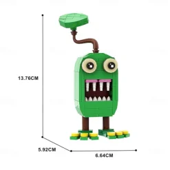 Building Blocks,Explosive My Singing Monsters Assembling Building Block Game Monster Choir Small Particle Building Block Toys