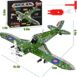 Building Toys Model Airplane Kits for Boys 8-12Airplane Model Scale 132 Metal Building KitModel Planes for Kids 8-12Best Airplane Gifts for Hurricane Fighter Fans