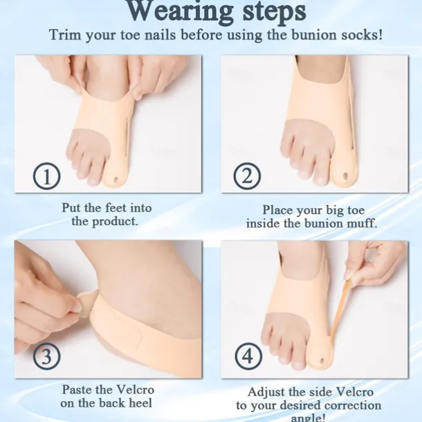 Bunion Corrector For Relieving Thumb Valgus Bunion Socks That Can Be Worn Day And Night Beautiful And Practical Bunion Correctors Toe Straightener For Women And Men