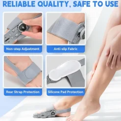 Bunion Corrector for Women Men Adjustable Universal Size Bunion Splint Big Toe Straightener Toe Separators for Bunions with 2 Silicone Pads Better Fit to the Toes Without Damaging the Skin