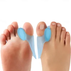 Bunion Cushion Protector, 10 Packs of Bunion Corrector Pads with Separator for Big Toe, Gel Shield for Foot Pain Relief, Calluses, Corns - Blue