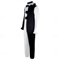 Burlesque Clown Halloween Cosplay Costume Party Costume One Piece Scary Costume Adults' Men's Women's Carnival Masquerade Mardi Gras Performance Party Easy Halloween Costumes Dress Up