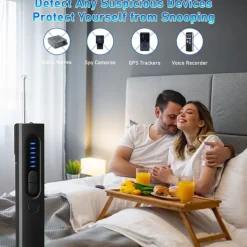 Camera Detectors Hidden Devices Detectors Anti-Spy Camera Bug RF Listening Device Car GPS Tracker Detector Wireless Signal Scanner Infrared Finder for Home Office Hotel Bathroom, Gifts for Women Men