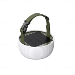 Camping Lantern Solar String Lights Multifunctional Rechargeable Outdoor Tent Camping Light 16.4FT IP65 Waterproof Camping Gear with Rechargeable Emergency for Christmas, Home and Party Decorations