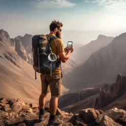 Camping Lantern Solar String Lights Multifunctional Rechargeable Outdoor Tent Camping Light 16.4FT IP65 Waterproof Camping Gear with Rechargeable Emergency for Christmas, Home and Party Decorations