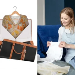 Camping Travel Suitcase Leather Handbag for Women, Fashionable Business Travel Crossbody Bag with Large Capacity