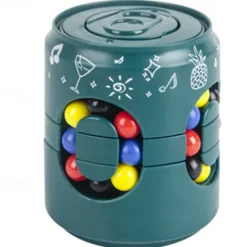 Can Magic Beans Magic Cube Gift Coke Bottle Children Fidget Spinner Primary School Kindergarten Gift Educational Toys