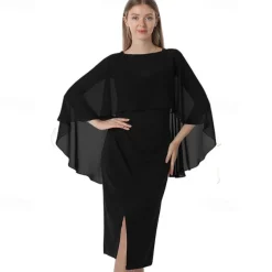 Capelets for women Chiffon Cape Shawls and Wraps for Evening Dress Wedding Capes Cover Up