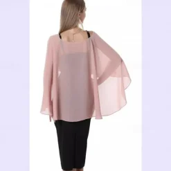 Capelets for women Chiffon Cape Shawls and Wraps for Evening Dress Wedding Capes Cover Up