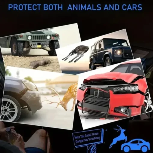 Car Animal Repeller Common Alarm for Animal Collision Avoidance Ultrasonic Deer Repeller