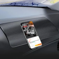 Car Anti-slip Mat Mobile Phone Anti-slip Shelving Mat Instrument Panel Decoration Shelving Mat Sunscreen High Temperature Resistant Car Accessories