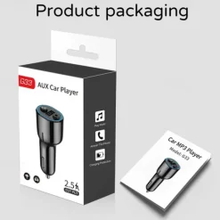 Car Bluetooth 5.0 Receiver for Car Noise Cancelling Bluetooth AUX Adapter Bluetooth Music Receiver for Home Stereo/Wired Headphones/Handsfree Calling 16 Hours Battery Life-BlackSilver