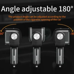 Car Cigarette Lighter Multifunctional One toTwo Conversion Plug USB Car Charger Mobile Phone Fast Charge