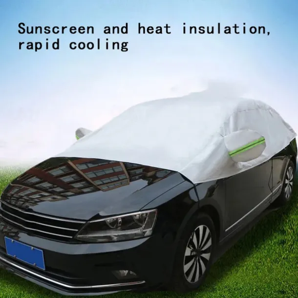 Car Clothing Half Cover Anti-frost Snowproof Waterproof Sun-shade Heat-insulating Dust-proof Four Season Universal