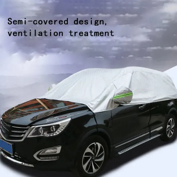 Car Clothing Half Cover Anti-frost Snowproof Waterproof Sun-shade Heat-insulating Dust-proof Four Season Universal