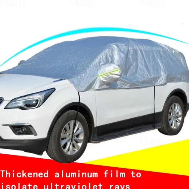 Car Clothing Half Cover Anti-frost Snowproof Waterproof Sun-shade Heat-insulating Dust-proof Four Season Universal