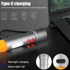 Car Detailing Light Rechargeable, Paint Correction Inspection Light with Magnetic Base & Hook, Handheld LED Work Light for Auto Detailing, Color Matching & Repairs