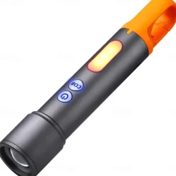 Car Detailing Light Rechargeable, Paint Correction Inspection Light with Magnetic Base & Hook, Handheld LED Work Light for Auto Detailing, Color Matching & Repairs