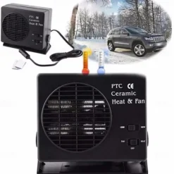 Car Heater 12V Portable Car Heater Fan Fast Heating Windshield Heater Defroster 2 in 1 Cooling Heating for Camping Trip