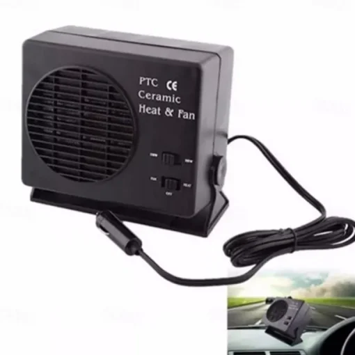 Car Heater 12V Portable Car Heater Fan Fast Heating Windshield Heater Defroster 2 in 1 Cooling Heating for Camping Trip