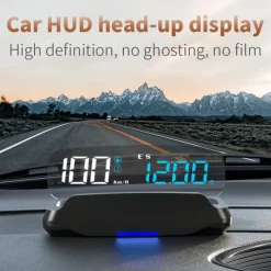 Car HUD Speedometer Head Up Display Car Mounted For HUD Car Beidou Satellite GPS Universal Time Compass Auto Accessories