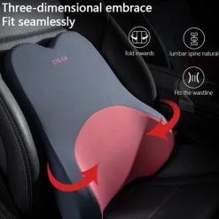 Car Lumbar Support Headrest Neck Pillow Support Universal Soft Neck Pillows Cushion Car Memory Foam Lumbar Pillow Back Support
