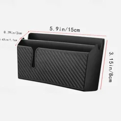 Car Mobile Phone Storage Box Self Adhesive Front Seat Car Organizer Universal Vehicle Dashboard Pocket Holder Car Accessories Car Accessories
