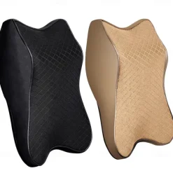 Car Neck Pillow 3D Memory Foam Head Rest Adjustable Auto Headrest Pillow Travel Neck Cushion Support Holder Car Accessories