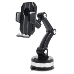 Car Phone Holder Mount Cell Phone Holder Car Solid & Durable Car Phone Holder Mount for Dashboard Windshield Long Arm Strong Suction Cell Phone Car Mount Thick Case for iPhone Samsung etc All Phones