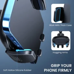 Car Phone Holder Mount [Flexible Gooseneck Long Arm] Phone Mount for Car Holder Dashboard Windshield [Washable Strong Suction Cup] Cell Phone Holder Car Mount for All iPhone Android
