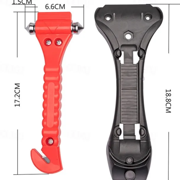 Car Safety Hammer Auto Emergency Glass Window Breaker Seat Belt Cutter Life-Saving Escape Car Emergency Tool