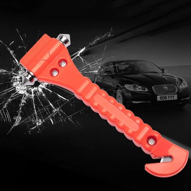 Car Safety Hammer Auto Emergency Glass Window Breaker Seat Belt Cutter Life-Saving Escape Car Emergency Tool