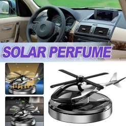 Car Solar Perfume Diffuser Car Air Freshener Perfume Car Helicopter Fragrance Ornament Long Lasting Light Scent Decoration