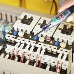 Car Test Pen Circuit Tester DC Truck Voltage Digital Display Long Probe Pen With Light Automotive Diagnostic Tools Auto Repair Tool