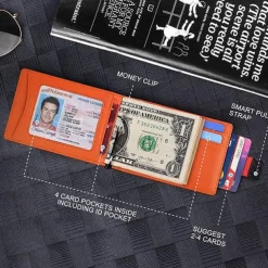 Carbon Fiber Rfid Men Wallets Money Bag Slim Thin Card Man Wallet Luxury Male Small Short Purse Bi-fold Vallet Billfold