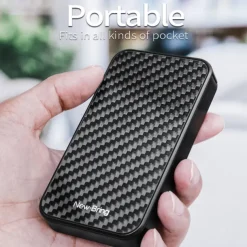 Card Holder Mens Purse Carbon Fiber Minimalist Rfid Wallets for Credit Cards Bank Business ID Card Holder Case Cards Boxs Change Coin Holders Metal Walet