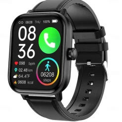 Cardica Smart Watch for Men with Blood Glucose Monitor, Bluetooth Call, Heart Rate & Blood Pressure Tracking, IP67 Waterproof Fitness Tracker