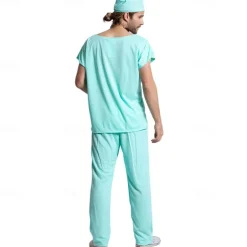 Career Costumes Doctor Halloween Cosplay Costume Outfits Outfits Cosplay Adults' Men's Halloween Masquerade Party Masquerade Easy Halloween Costumes Dress Up
