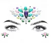CARNIVAL Facial Tattoo Stickers With Crystal Diamond Stickers Dance Music Water-saving Diamond Face Stickers Decorative Acrylic Diamond Face Stickers