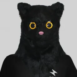 Carnival Mouth Opening Animal Headgear Funny Mask Wolf Dog Head Tiger Gorilla Headgear Makeup Ball Halloween Props