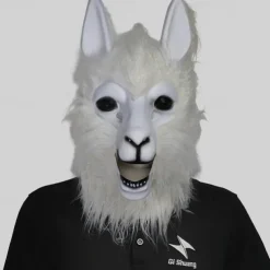 Carnival Mouth Opening Animal Headgear Funny Mask Wolf Dog Head Tiger Gorilla Headgear Makeup Ball Halloween Props