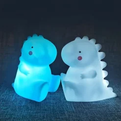 Cartoon Dinosaur Night Light, Muti-Color Night Lights Christmas Decor