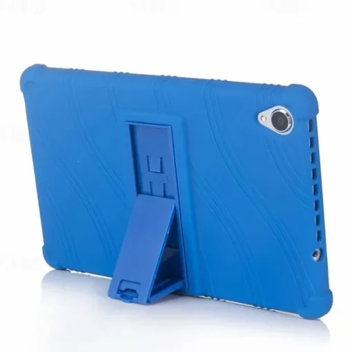 Case For Lenovo Tab M9 M8 4th Gen 8(TB300FU) M8 HD(TB-8505 FX) M8 FHD(TB-8705 FN) E8(TB-8304F) TAB 4 8 Plus(TB-8704 FN) Tab 3 8 Plus(TB-8703 FX) Tab 4 8(TB-8504 FN) Shockproof with Stand Back Cover Solid Colored Silicone