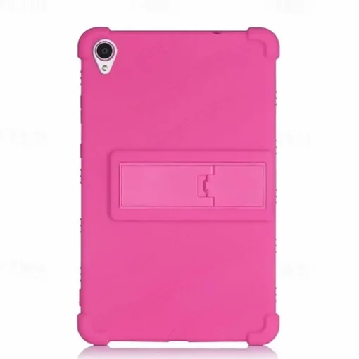 Case For Lenovo Tab M9 M8 4th Gen 8(TB300FU) M8 HD(TB-8505 FX) M8 FHD(TB-8705 FN) E8(TB-8304F) TAB 4 8 Plus(TB-8704 FN) Tab 3 8 Plus(TB-8703 FX) Tab 4 8(TB-8504 FN) Shockproof with Stand Back Cover Solid Colored Silicone