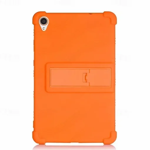 Case For Lenovo Tab M9 M8 4th Gen 8(TB300FU) M8 HD(TB-8505 FX) M8 FHD(TB-8705 FN) E8(TB-8304F) TAB 4 8 Plus(TB-8704 FN) Tab 3 8 Plus(TB-8703 FX) Tab 4 8(TB-8504 FN) Shockproof with Stand Back Cover Solid Colored Silicone