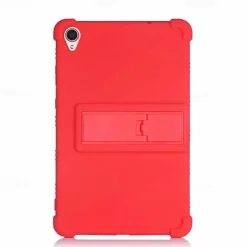 Case For Lenovo Tab M9 M8 4th Gen 8(TB300FU) M8 HD(TB-8505 FX) M8 FHD(TB-8705 FN) E8(TB-8304F) TAB 4 8 Plus(TB-8704 FN) Tab 3 8 Plus(TB-8703 FX) Tab 4 8(TB-8504 FN) Shockproof with Stand Back Cover Solid Colored Silicone