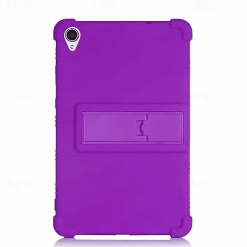 Case For Lenovo Tab M9 M8 4th Gen 8(TB300FU) M8 HD(TB-8505 FX) M8 FHD(TB-8705 FN) E8(TB-8304F) TAB 4 8 Plus(TB-8704 FN) Tab 3 8 Plus(TB-8703 FX) Tab 4 8(TB-8504 FN) Shockproof with Stand Back Cover Solid Colored Silicone
